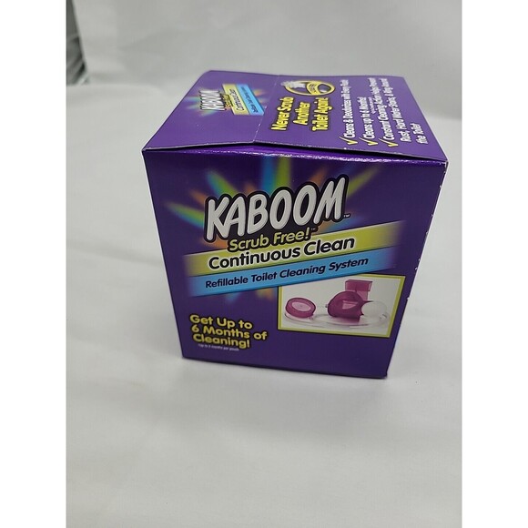 Kaboom Scrub Free! Toilet Bowl Cleaner System with 2 Refills brand new sealed - Picture 8 of 9